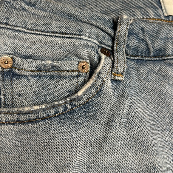 Agolde women’s jeans size 27 Nico high rise button fly light wash GUC - Picture 8 of 12